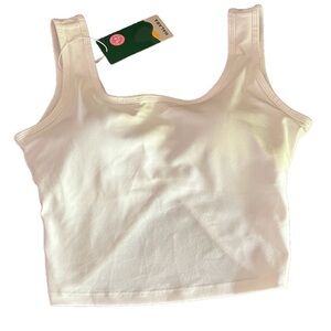 Halara white tank top size small NWT